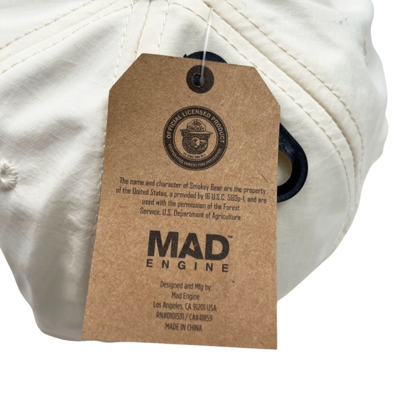 Smokey the Bear Prevent Wildfires Nylon Snapback Hat - Picture 10 of 13